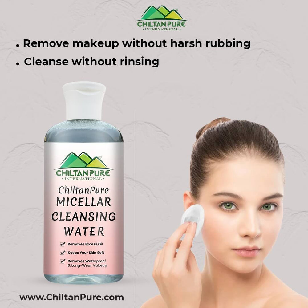 Micellar Water – Promotes Hydration, Acts as Makeup Removal, Eliminates Dirt & Grease - ChiltanPure
