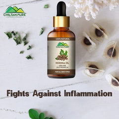 Moringa Oil – Best Anti-Aging Serum & Promotes Keratin Production in Hair - ChiltanPure