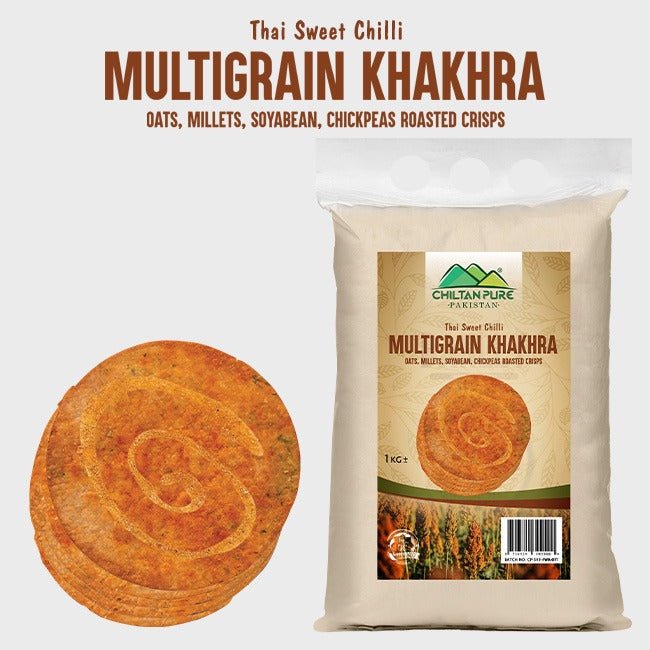 Multigrain Khakhra / ملٹی گرین کھکھڑا / Gross Weight 1kg± - ChiltanPure