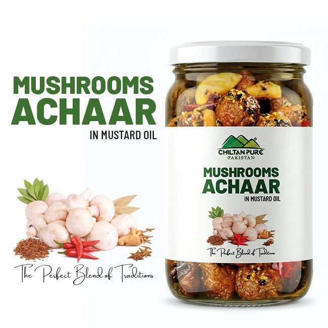 Mushrooms Achar / مشرومز کا اچار / Mushroom Ka Achar - ChiltanPure