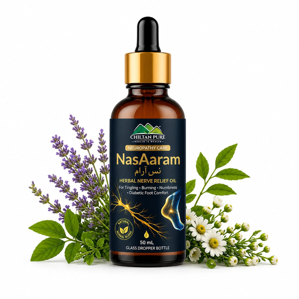 NasAaram – Herbal Nerve Relief Oil - ChiltanPure