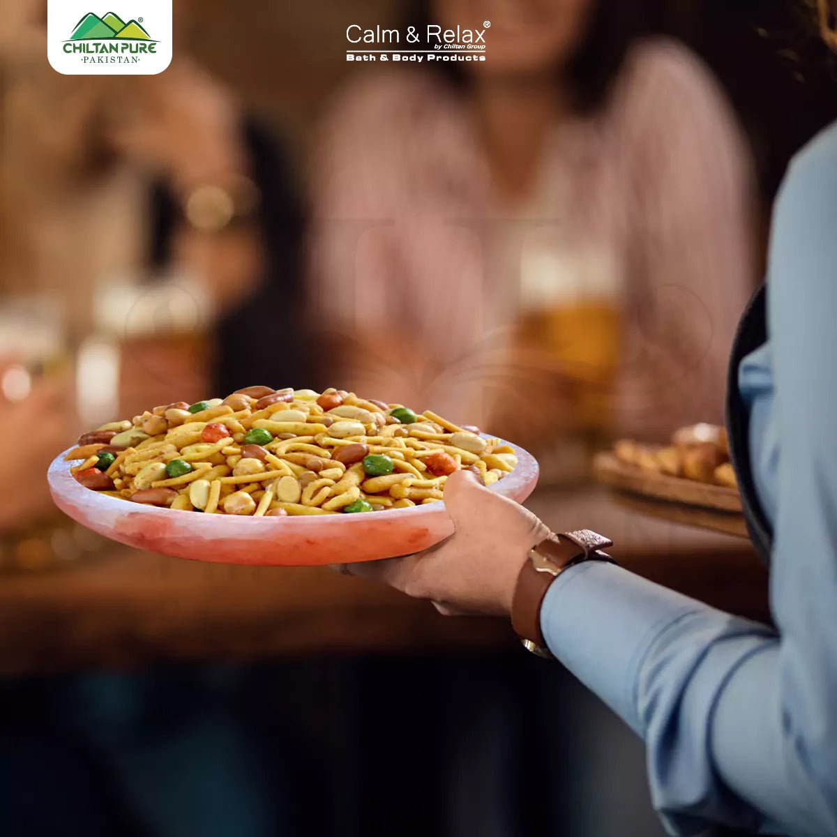 Natural Rock Salt Serving Plate (Large Size) – Natural Salty Addition to Food - ChiltanPure