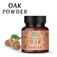 Oak Powder (Manjakani) – Improves Digestion, Helps Tissue Tightening in Women, Promotes Oral Health, Controls Asthma & Diabetes 120gm - ChiltanPure