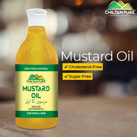 Organic Mustard Oil ColdPressed (100% Purity Guarantee) [سرسوں کا تیل] - ChiltanPure