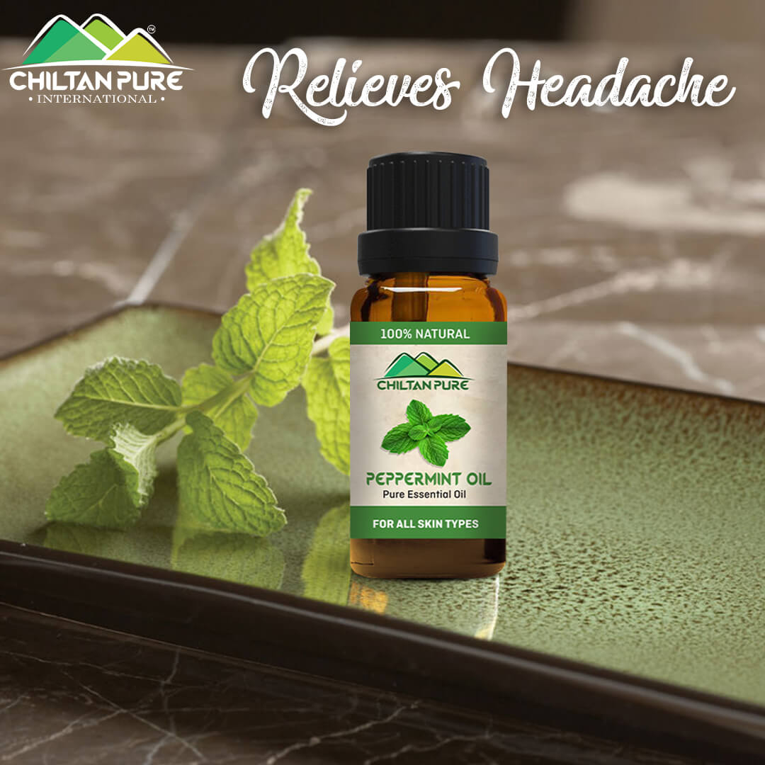 Peppermint Essential Oil - Enriched With Anti-Oxidants, Anti-Microbial &amp; Refreshing Properties [پودینہ] - ChiltanPure