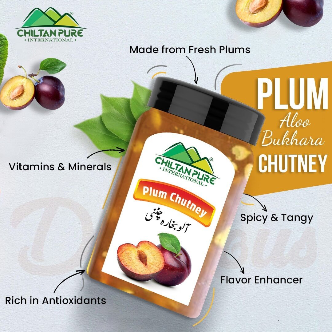 Plum Aloo Bukhara Chutney – A Burst of Spicy & Sweet Plums in Every Bite! - ChiltanPure