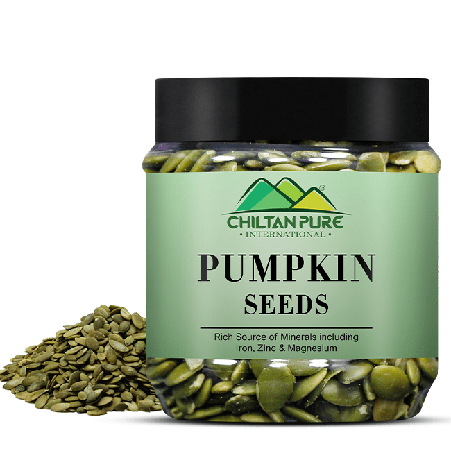 Pumpkin Seeds - Improve Prostate &amp; Bladder Health, Very High in Magnesium, May Improve Heart Health, Lower Blood Sugar Levels, High in Fiber [کدو کے بیج] - ChiltanPure