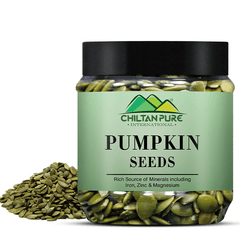 Pumpkin Seeds - Improve Prostate &amp; Bladder Health, Very High in Magnesium, May Improve Heart Health, Lower Blood Sugar Levels, High in Fiber [کدو کے بیج] - ChiltanPure