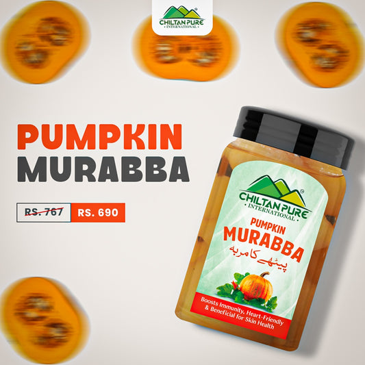 Pumpkin Murabba - Made with Ripe Pumpkins, Boosts Immunity, Heart-Friendly, Beneficial for Skin Health & Eyesight