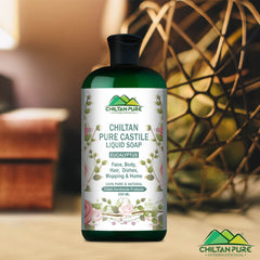 Pure Castile Liquid Soap [Eucalyptus] - ChiltanPure