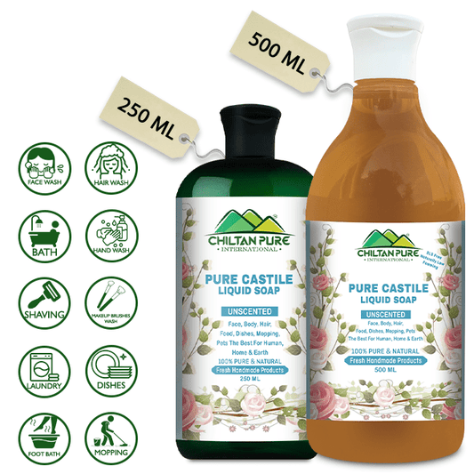 Pure Castile Liquid Soap [Unscented] - ChiltanPure