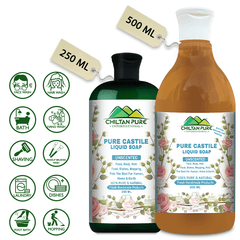 Pure Castile Liquid Soap [Unscented] - ChiltanPure