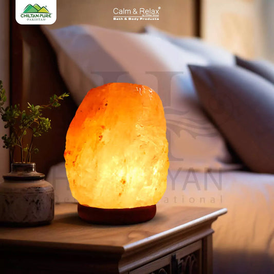 Pure Himalayan Pink Salt Lamp (5 - 7 Kg – Medium Size) – Your Natural Air Purification System - ChiltanPure