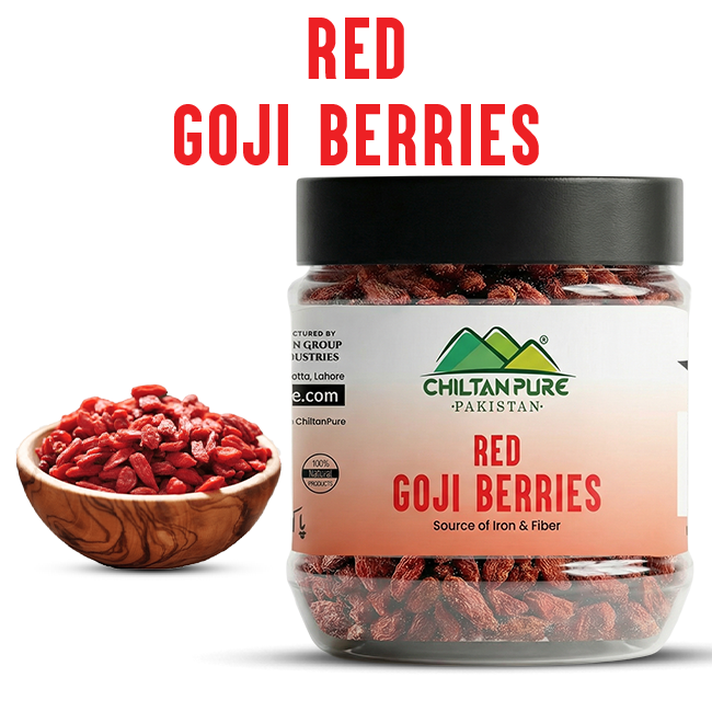 Red Goji Berries - Source Of Iron & Fiber (سرخ گوجی بیریز)