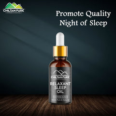 Relaxant & Sleep oil – Eliminate Stress, Calm Your Mind & Body for Quality Sleep - ChiltanPure