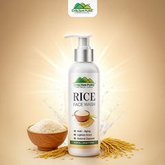 Rice Face Wash – Acts as a Natural Cleanser, Anti – Aging, Lighten Scars, Mattifies Oily Skin, & Soothes Sun Damage 150ml