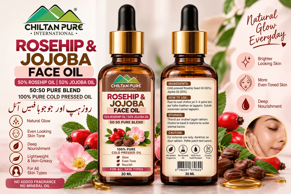 Rosehip & Jojoba Face Oil 30ml - ChiltanPure