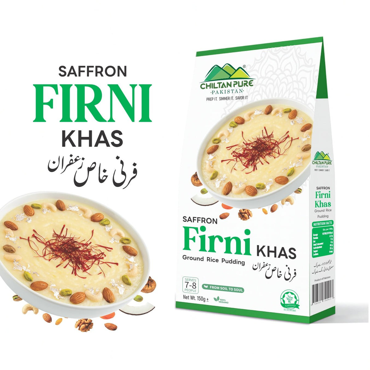 Saffron Firni / Saffron Firni Khas /زعفرانی فرنی خاص / Saffron Firni Recipe / 150gm± - ChiltanPure