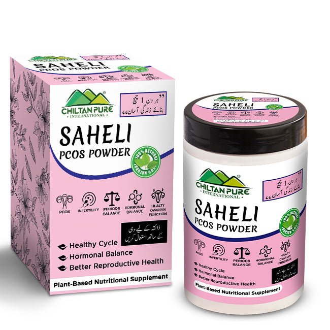 SAHELI PCOS Powder – 100% Natural Nutritional Supplement | Hormonal and Ovarian Support for Women - ChiltanPure