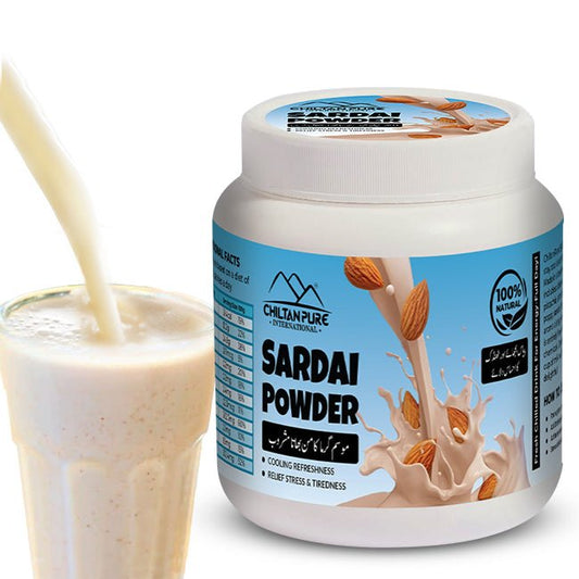 Sardai Powder - Fresh Chilled Drink For An Energy-Full Day that Boosts Immunity, Lowers Stress, Enhances Beauty, and Keeps You Healthy! - ChiltanPure