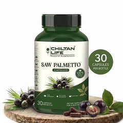 Saw Palmetto Capsule 100% Natural Saw Palmetto Tablets 30 Per Bottle 500mg - ChiltanPure