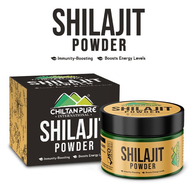 Shilajit Powder - Nature’s Pure Gift, Helps in Healthy Brain Functioning, Boosts Immunity & Energy Levels - ChiltanPure