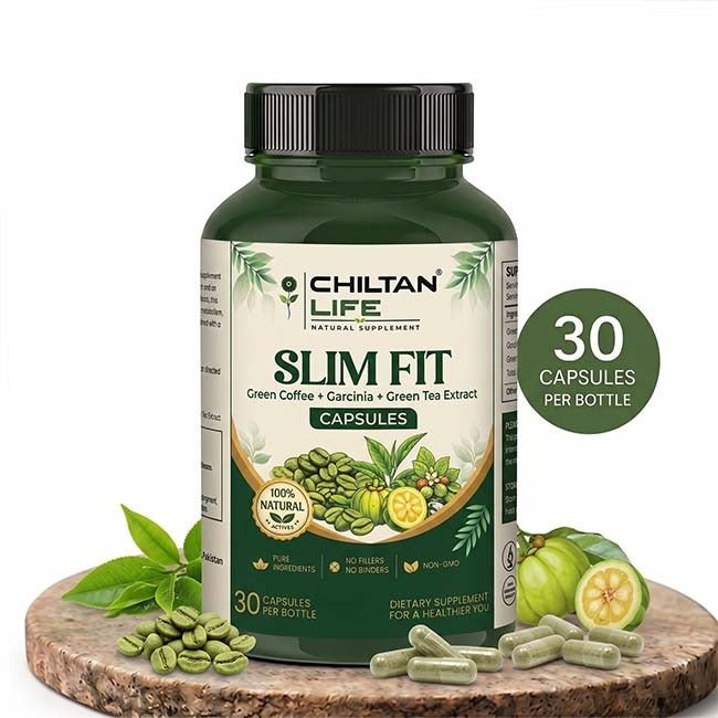 Slim Fit Capsule 100% Qudrati Slim Fit Tablets 30 Har bottle mein 500mg - ChiltanPure