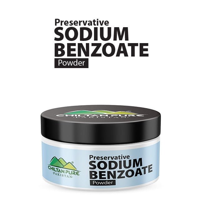 Sodium Benzoate Powder / سوڈیم بینزوئیٹ پاؤڈر / Gross Weight 250ml - ChiltanPure