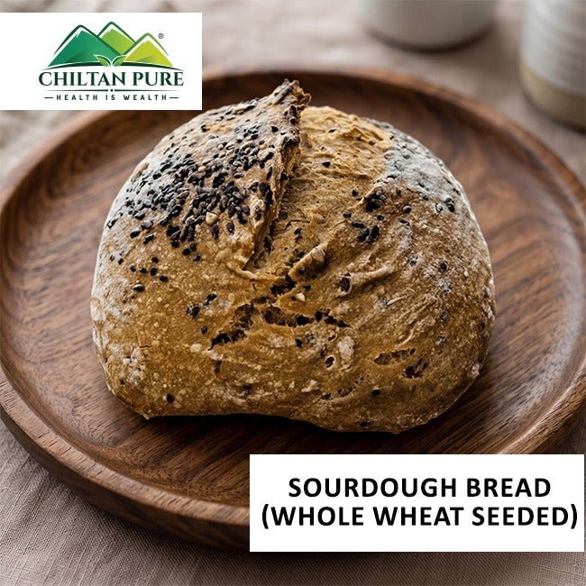 Sourdough Bread (Whole Wheat Seeded) / ساورڈو بریڈ (ہول ویٹ سیڈڈ) - ChiltanPure