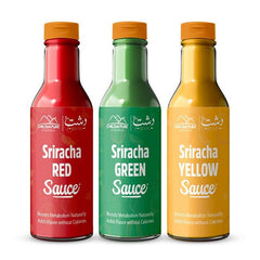 Sriracha Sauce Trio Pack ( Pack Of 3 ) 400ML - ChiltanPure