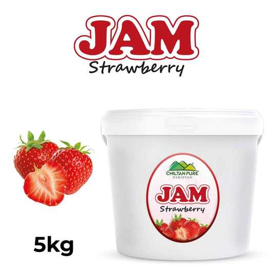 Strawberry Jam 5kg Bulk For HORECA Family, Hotels, Restaurants, Catering, Cafes - ChiltanPure