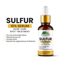Sulfur 10% Serum Acne Care Spot Treatment - ChiltanPure