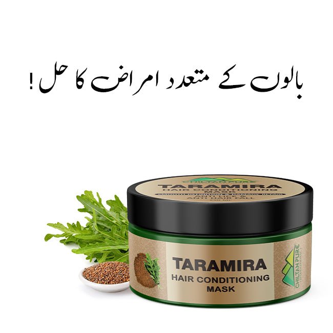 Taramira Hair Conditioning Mask – Anti-Inflammatory & Anti-Microbial, Natural Hair Treatment For Lice & Dandruff - ChiltanPure