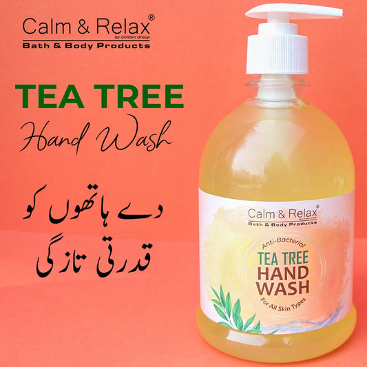 Tea Tree Hand Wash - Fights Bacteria, Removes Dirt & Impurities from Hands - ChiltanPure