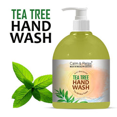 Tea Tree Hand Wash - Fights Bacteria, Removes Dirt & Impurities from Hands - ChiltanPure