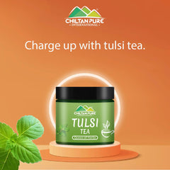 Tulsi Tea – The Cure for Everything – Beats Stress, Prevents Respiratory Disorders, Regulates Blood Sugar Levels, Maintains Dental & Oral health - ChiltanPure