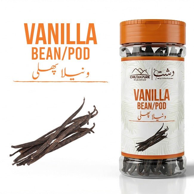 Vanilla Bean Pod / وینیلا بین پھلی / Gross Weight 10gm± - ChiltanPure