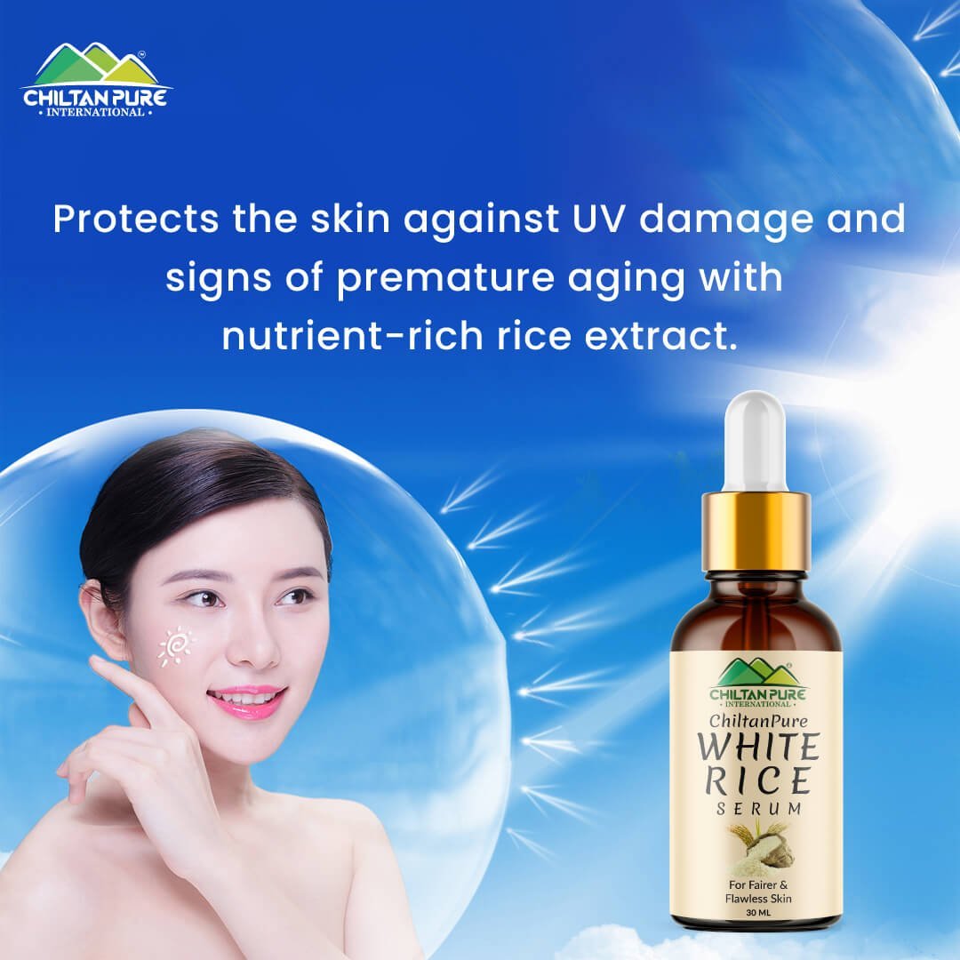 White Rice Serum – Bring Dull Skin Back To The Bright Side, Improves Hyperpigmentation, Soothes Sensitive Skin, Good For Acne & Dark Spots - Mamasjan