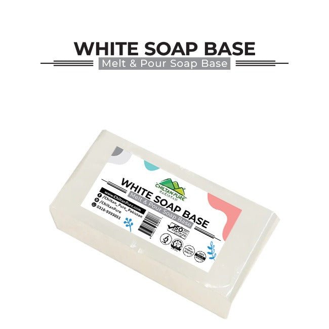 White Soap Base / سفید صابن بیس - ChiltanPure