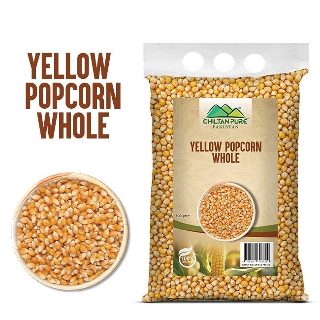 Yellow Popcorn Whole / پیلا پاپ کارن ہول / Gross Weight 500gm± - ChiltanPure