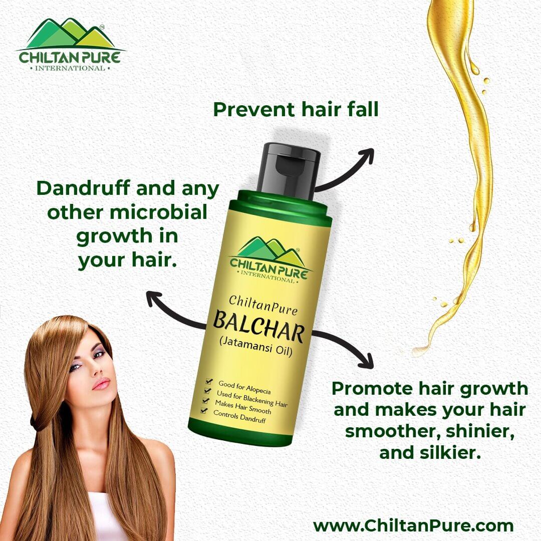 Balchar (Jatamansi) Oil – Effective for Alopecia, Enlarges Follicular Hair Size & Prevents Scalp Infections - Mamasjan