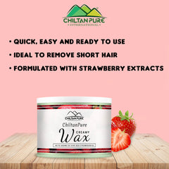 Body Hair Removal Wax – With Aroma of Ripe Red Strawberries - Mamasjan