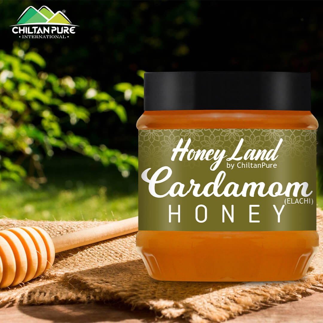 Cardamom Honey – Activates Metabolism, Reduces Stress, Naturally Soothing, Awakening & Exhilarating 450g - ChiltanPure