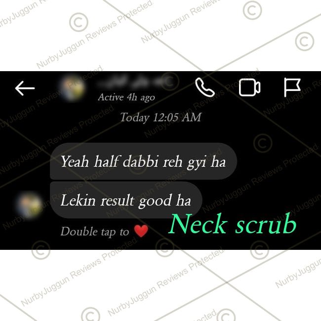 Glowing Neck Scrub – Remove Tan, Exfoliate Dead Skin Cells, Even Skin Tone Reduce Fine Lines & Wrinkles 100ml - Mamasjan