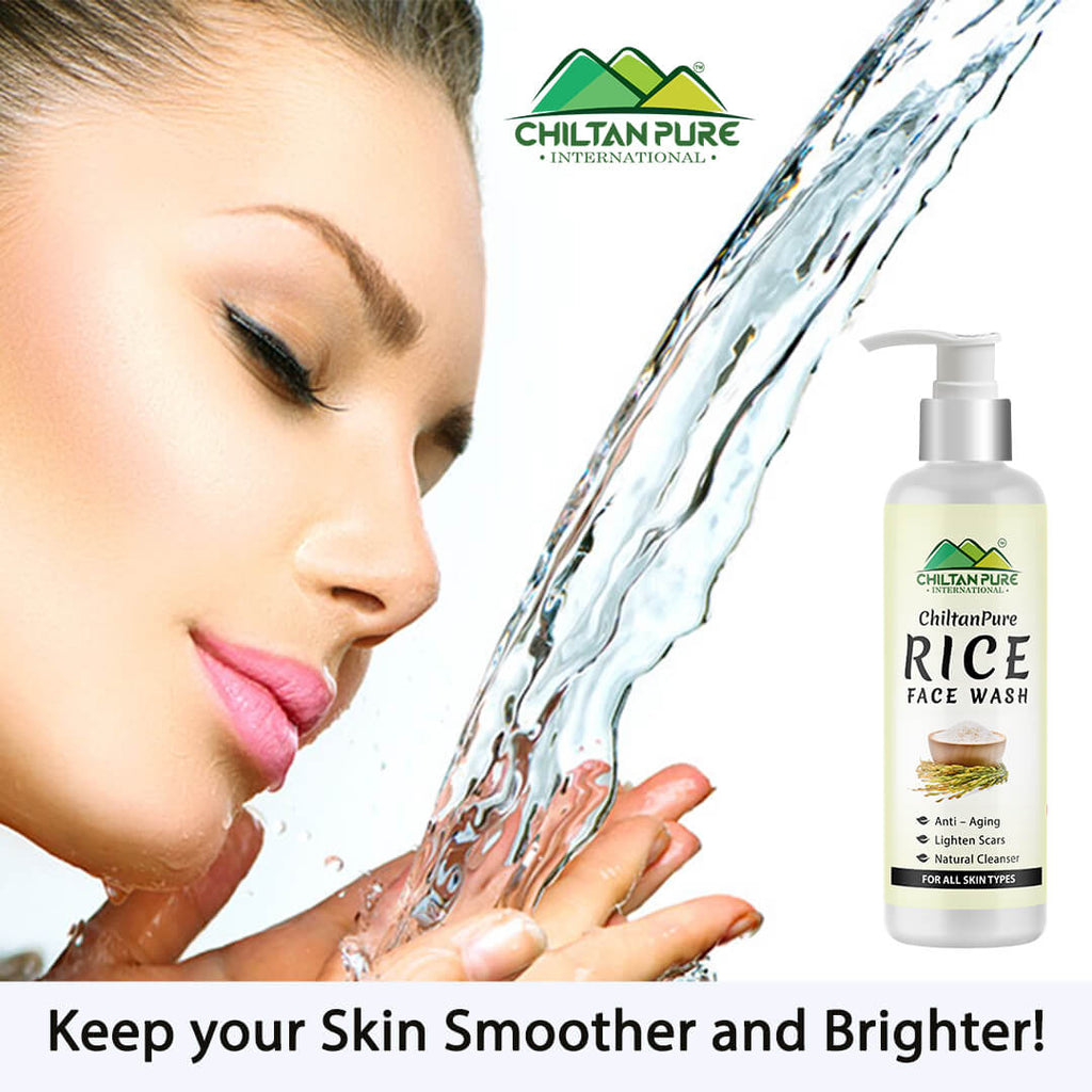 Rice Face Wash – Acts as a Natural Cleanser, Anti – Aging, Lighten Sca ...